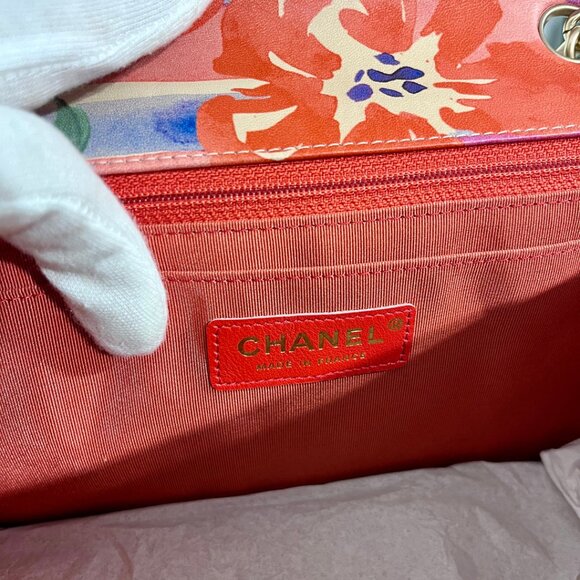 Watercolor Floral Jumbo Classic Single Flap Bag - Picture 16 of 16